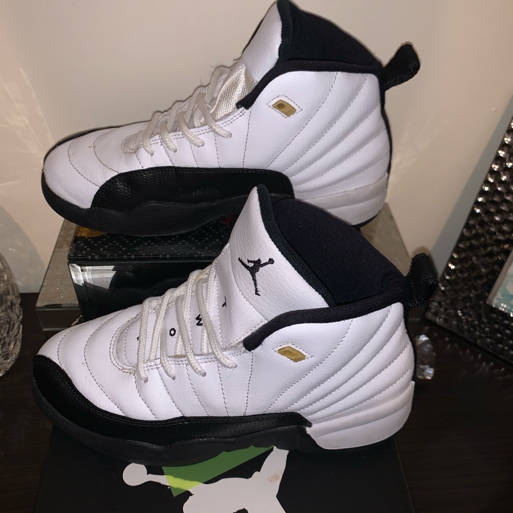 Jordan 12 Retro White/Black Varsity Taxi